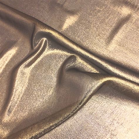 gold metallic crinkled fabric|Gold Slinky Metallic 4.